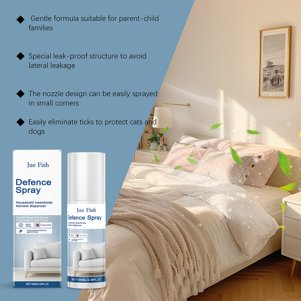 Домашний спрей от блох и клещей, долговечная защита от остатков для всего дома
Домашний спрей от блох и клещей, долговечная защита от остатков для всего дома