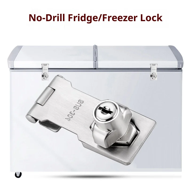1PCS Refrigerator Lock No Punching Anti-theft Commercial Refrigerator Safety Lock No Cabinet Lock Shoe Cabinet Lock Buckle
1PCS Refrigerator Lock No Punching Anti-theft Commercial Refrigerator Safety Lock No Cabinet Lock Shoe Cabinet Lock Buckle