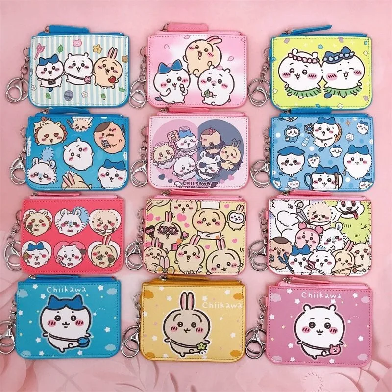 Chiikawa Card Bag Keychain Pendant Wallet Usagi Cartoon Cute PU Student Sweet Coin Bus Access Card Storage Bag Portable Gifts
Chiikawa Card Bag Keychain Pendant Wallet Usagi Cartoon Cute PU Student Sweet Coin Bus Access Card Storage Bag Portable Gifts