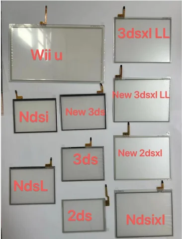 Replacement Display Touch Screen for Nintend Game Console Digitizer For NdsL NDSi 2ds for 2dsxl for 3ds LL for New 3dsXL for New