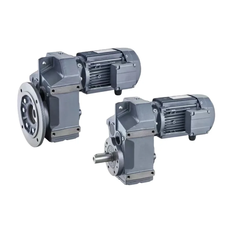 F47 Series Coaxial Helical Electric Gear Motor 1 30 Ratio Reduction Gearbox
F47 Series Coaxial Helical Electric Gear Motor 1 30 Ratio Reduction Gearbox