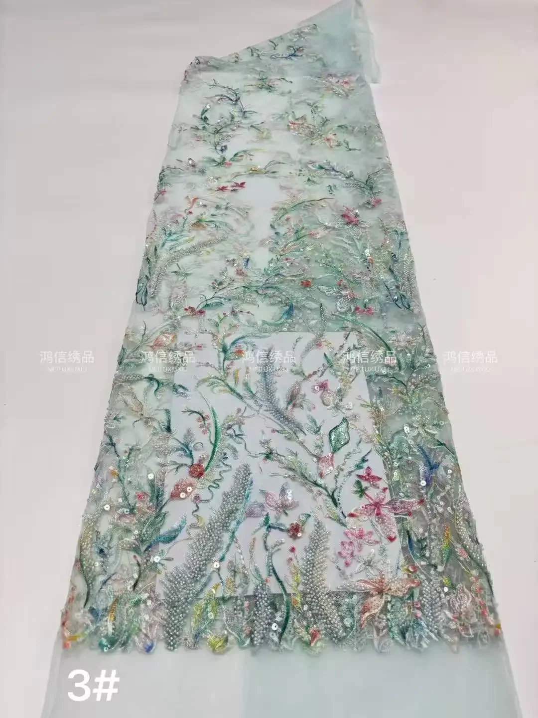 Latest African Sequins Lace Fabric 2025 High Quality Lace Embroidery Beaded Mesh Fabric 5 Yards For Women Wedding Party Dress
Latest African Sequins Lace Fabric 2025 High Quality Lace Embroidery Beaded Mesh Fabric 5 Yards For Women Wedding Party Dress