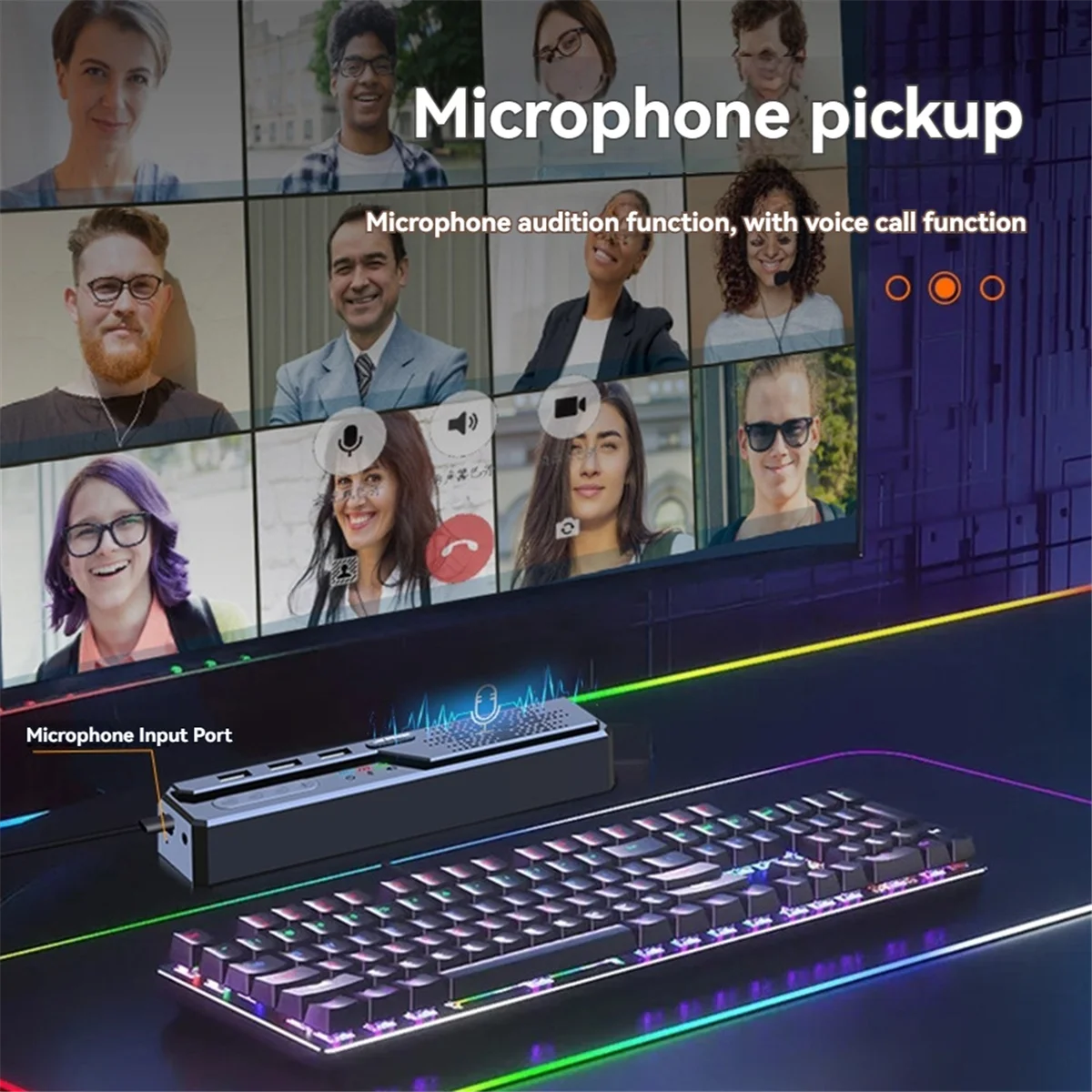 New PC USB HUB with Bluetooth Speaker Multifunctional Desktop Speaker HUB with Microphone and Volume Adjustment Function
New PC USB HUB with Bluetooth Speaker Multifunctional Desktop Speaker HUB with Microphone and Volume Adjustment Function