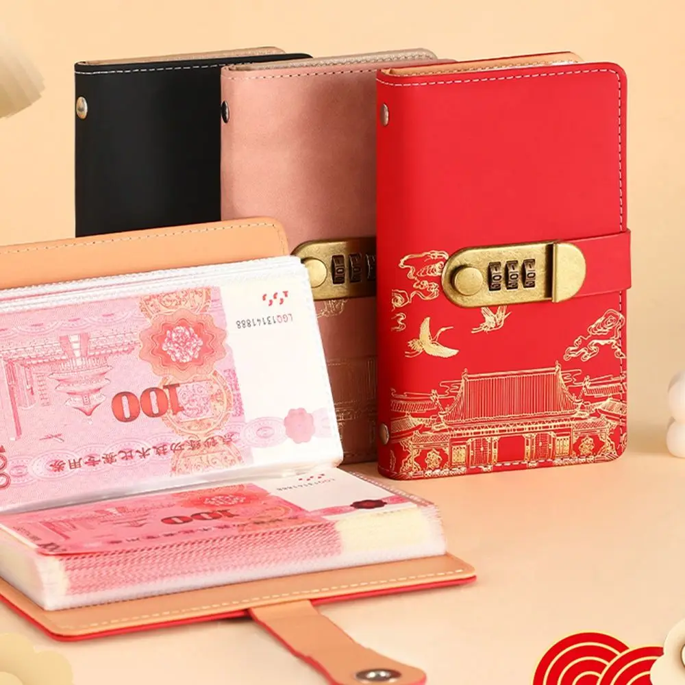 With Password Lock 100 Envelopes Money Saving Challenge PU Large Capacity Savings Binder Portable Save Money
With Password Lock 100 Envelopes Money Saving Challenge PU Large Capacity Savings Binder Portable Save Money