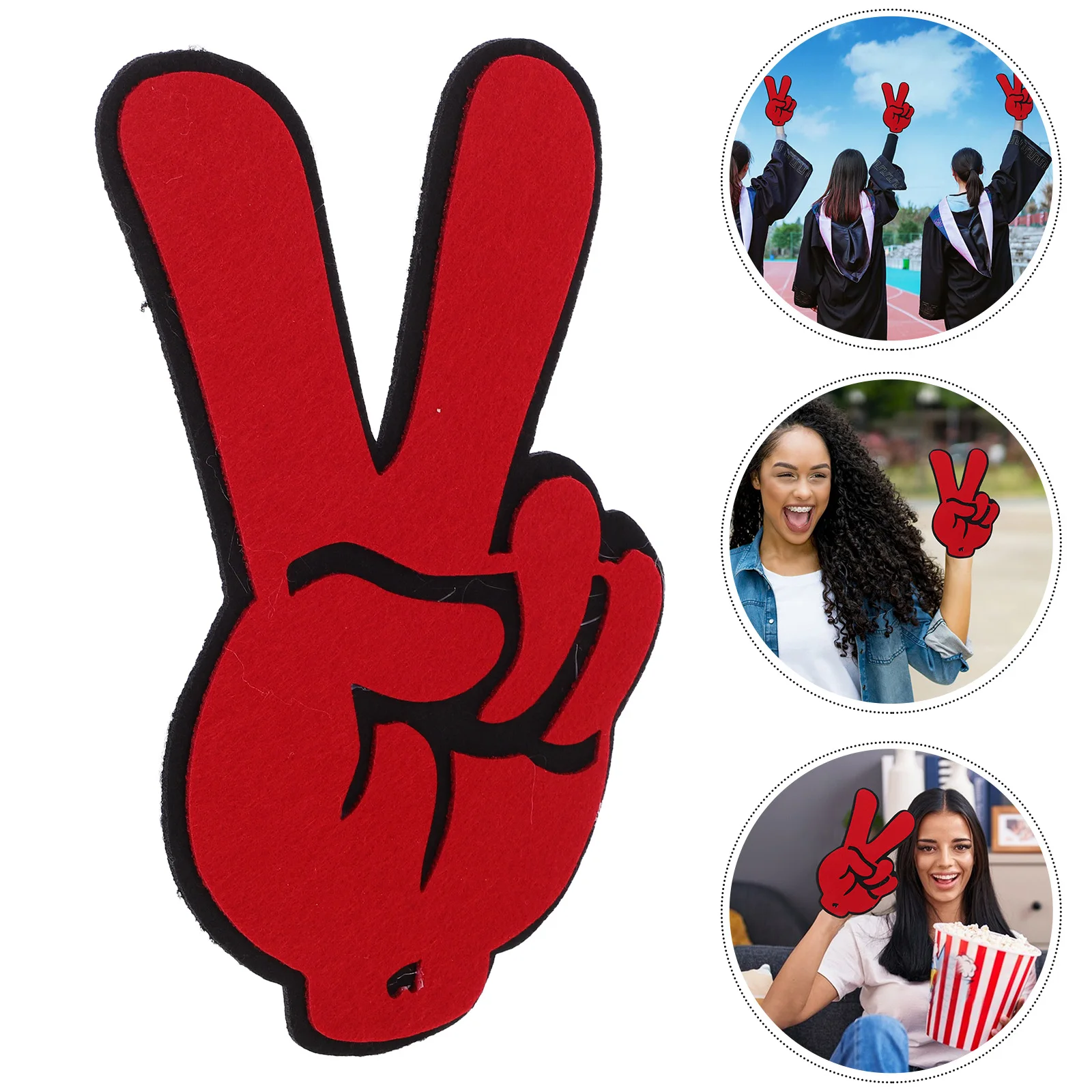 2pcs Sports Cheerleading Felt Cloth Victory Hand Gesture Party Props Cheering For Football Bulk Party Favors Giant Finger Hands
2pcs Sports Cheerleading Felt Cloth Victory Hand Gesture Party Props Cheering For Football Bulk Party Favors Giant Finger Hands