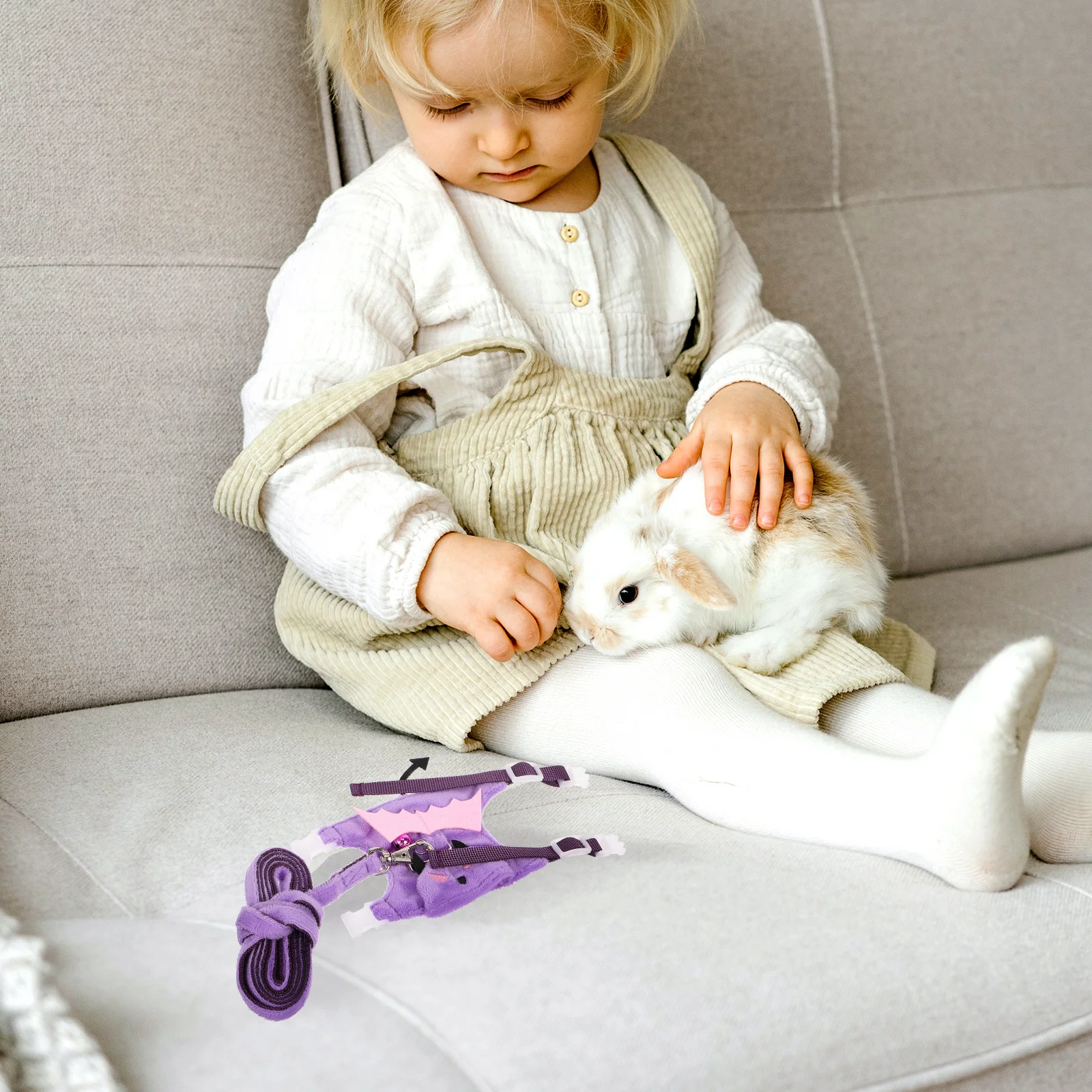 1Set Halloween Rabbit Harness Leash Set Adjustable Pet Traction Rope Anti-Escape Small Pets Outdoor Walking Supplies 
1Set Halloween Rabbit Harness Leash Set Adjustable Pet Traction Rope Anti-Escape Small Pets Outdoor Walking Supplies