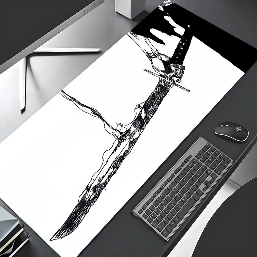 Черно-белый коврик для мыши с клавиатурой и ветровым мечом, настольный коврик, 3D игровой коврик для мыши с нескользящим резиновым основанием и прошитыми краями
Черно-белый коврик для мыши с клавиатурой и ветровым мечом, настольный коврик, 3D игровой коврик для мыши с нескользящим резиновым основанием и прошитыми краями