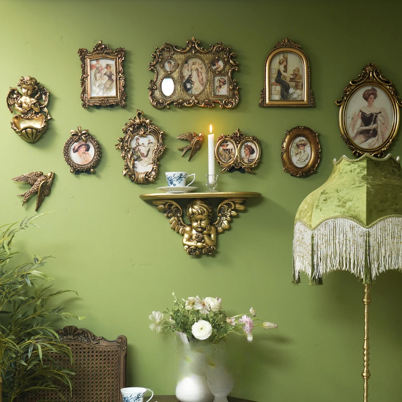 European Gold-Embossed Photo Frame Ornate Wall-Mounted Gallery Decor for Home Staging Vacation Rentals & Photography Backdrop
European Gold-Embossed Photo Frame Ornate Wall-Mounted Gallery Decor for Home Staging Vacation Rentals & Photography Backdrop