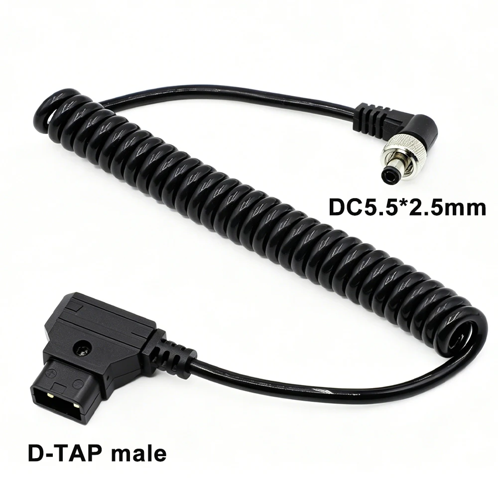 V-Mount Anton D-TAP to DC 5.5x2.5mm 2.1mm Power Cable TAP Plug to DC Port Monitor Supply Cable Black Spring Power Wire with Lock
V-Mount Anton D-TAP to DC 5.5x2.5mm 2.1mm Power Cable TAP Plug to DC Port Monitor Supply Cable Black Spring Power Wire with Lock