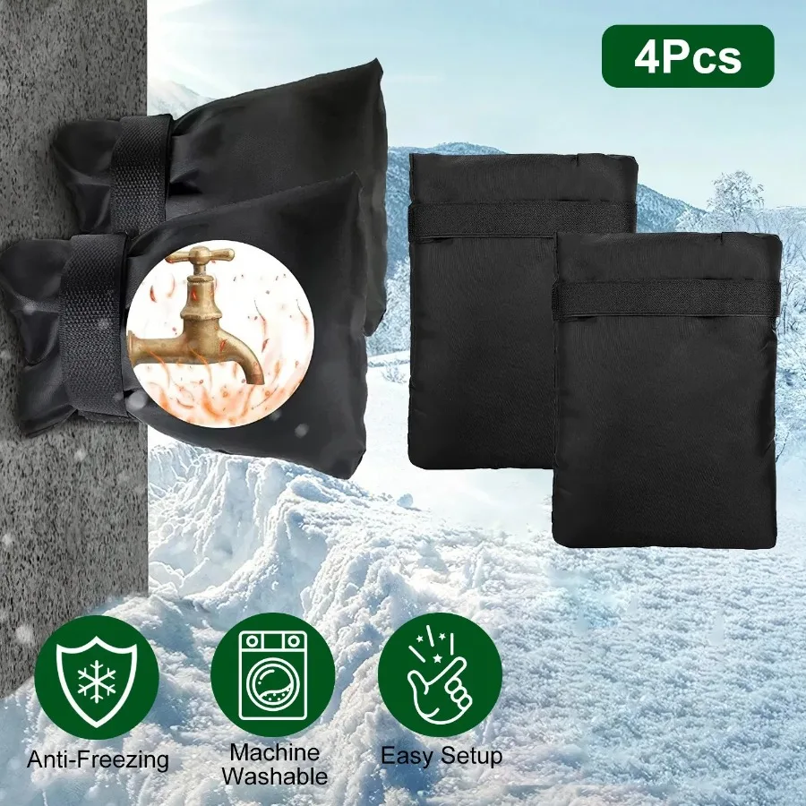4Pcs Outdoor Faucet Covers Outside Garden Faucet Socks Winter Faucet Hose Bib Protector Spout Cover for Winter Freeze Protectio
4Pcs Outdoor Faucet Covers Outside Garden Faucet Socks Winter Faucet Hose Bib Protector Spout Cover for Winter Freeze Protectio