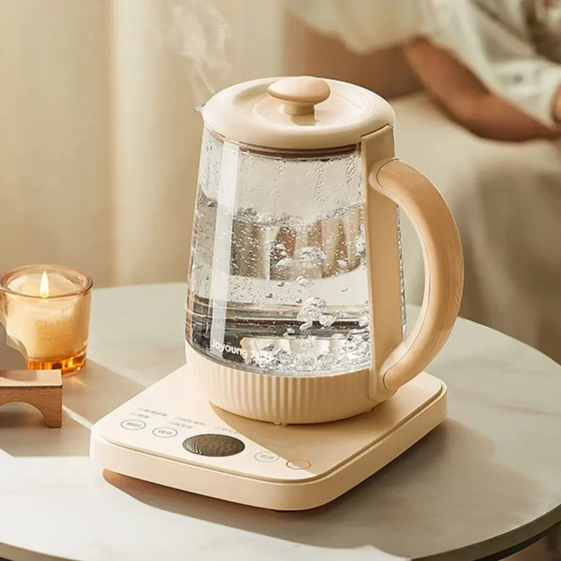 Jiuyang Health Pot Stainless Steel Household Multifunctional Flower Tea Pot Fully Automatic Glass Office Tea Cooking Set
Jiuyang Health Pot Stainless Steel Household Multifunctional Flower Tea Pot Fully Automatic Glass Office Tea Cooking Set