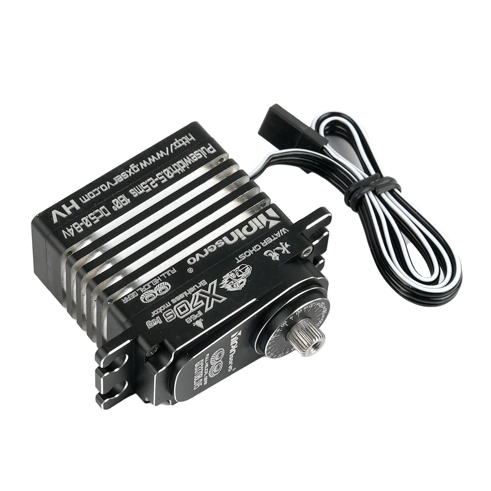 70kg Waterproof IP68 High Torque Digital Servo 180 Degree Brushless Motor Metal Gear Magnetic Encoding Servo for RC Cars Robot
70kg Waterproof IP68 High Torque Digital Servo 180 Degree Brushless Motor Metal Gear Magnetic Encoding Servo for RC Cars Robot