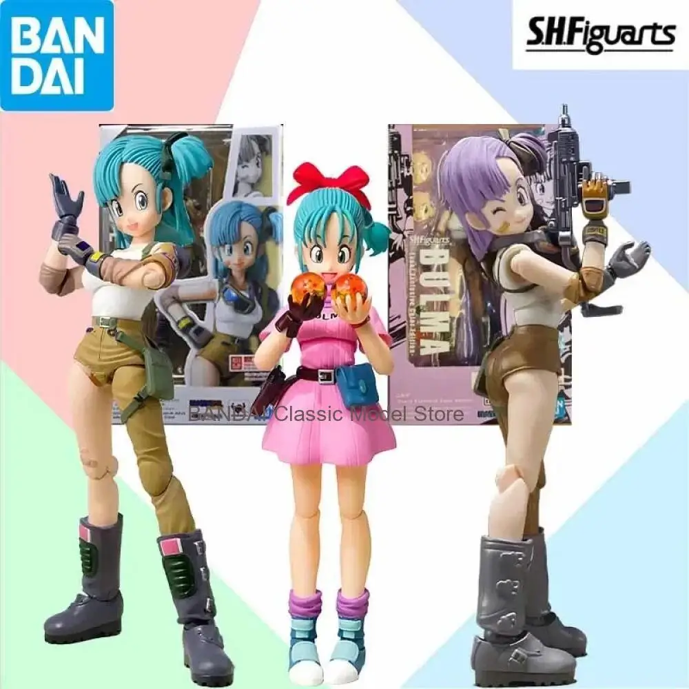 Bandai Original MODEL KIT SHF Dragon Ball series Movable toys BULMA Anime Action Figure Model Toy Gift For boy Collectible
Bandai Original MODEL KIT SHF Dragon Ball series Movable toys BULMA Anime Action Figure Model Toy Gift For boy Collectible