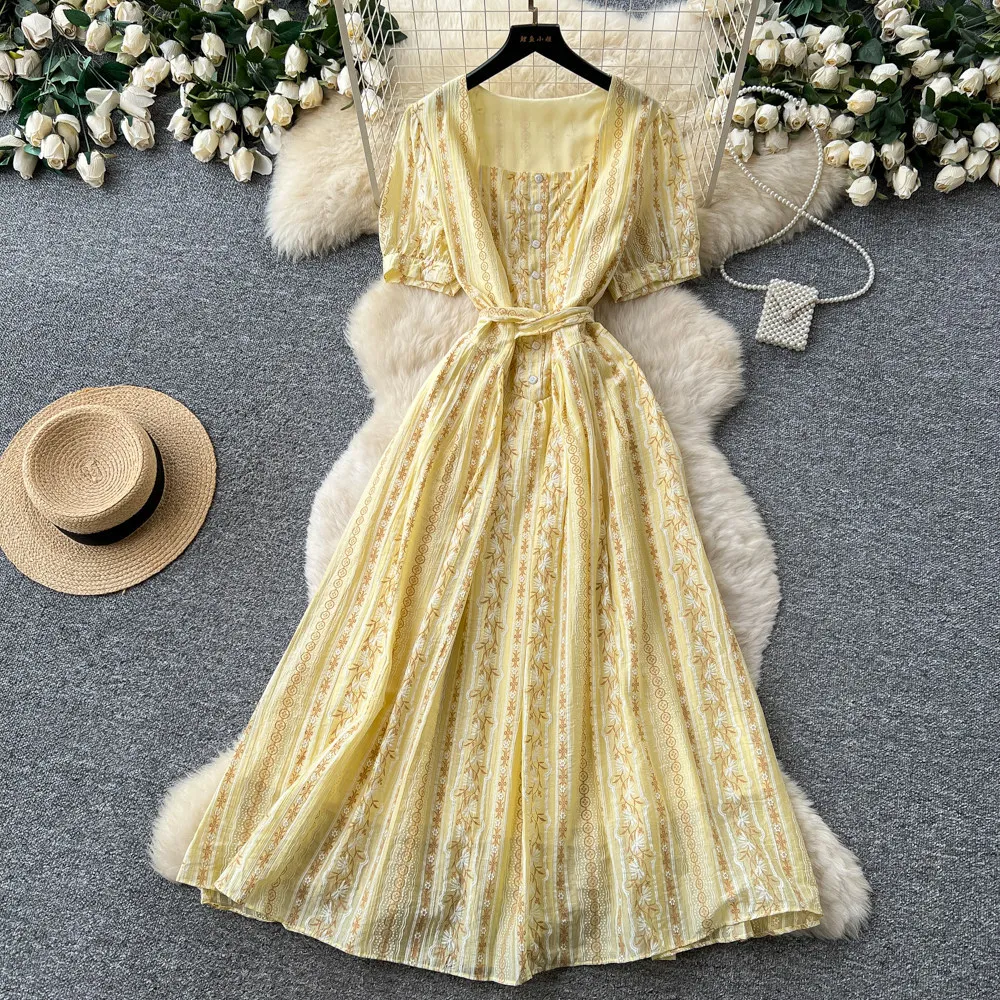 Long Dress Women Dresses Square Collar Vestidos Y2k Streetwear Short Sleeve Tight Waist Elegant Splice Party Night Work 2026
Long Dress Women Dresses Square Collar Vestidos Y2k Streetwear Short Sleeve Tight Waist Elegant Splice Party Night Work 2026