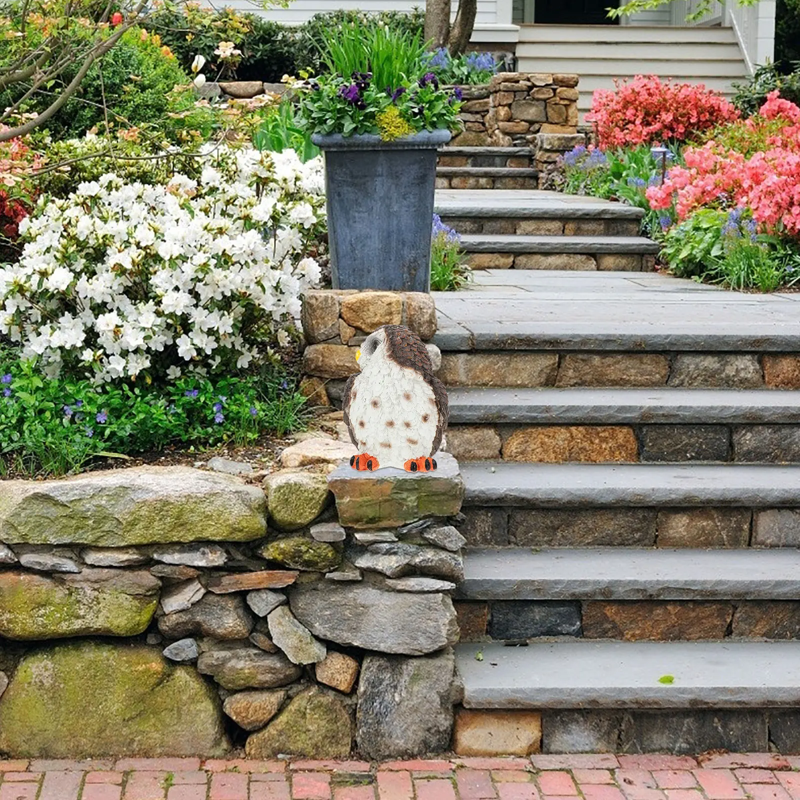 Ceramic Owl Statue Durable Ceramic Material Modern Chic Look for Home Office Hotel Garden Decor Owl Ornament Garden Statue
Ceramic Owl Statue Durable Ceramic Material Modern Chic Look for Home Office Hotel Garden Decor Owl Ornament Garden Statue