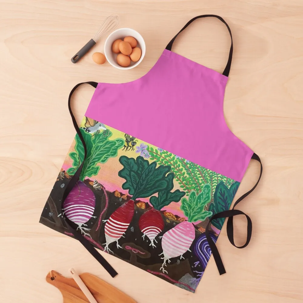 Radishes Apron chef costume cook wear Manicurists waiter Apron 
Radishes Apron chef costume cook wear Manicurists waiter Apron