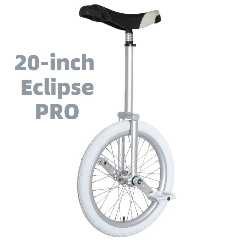 Silver 20" Professional Freestyle Unicycle Glossy Metal Frame Street Stunt Balance Bike Urban Trick Riding Single Wheel Cycle
Silver 20" Professional Freestyle Unicycle Glossy Metal Frame Street Stunt Balance Bike Urban Trick Riding Single Wheel Cycle