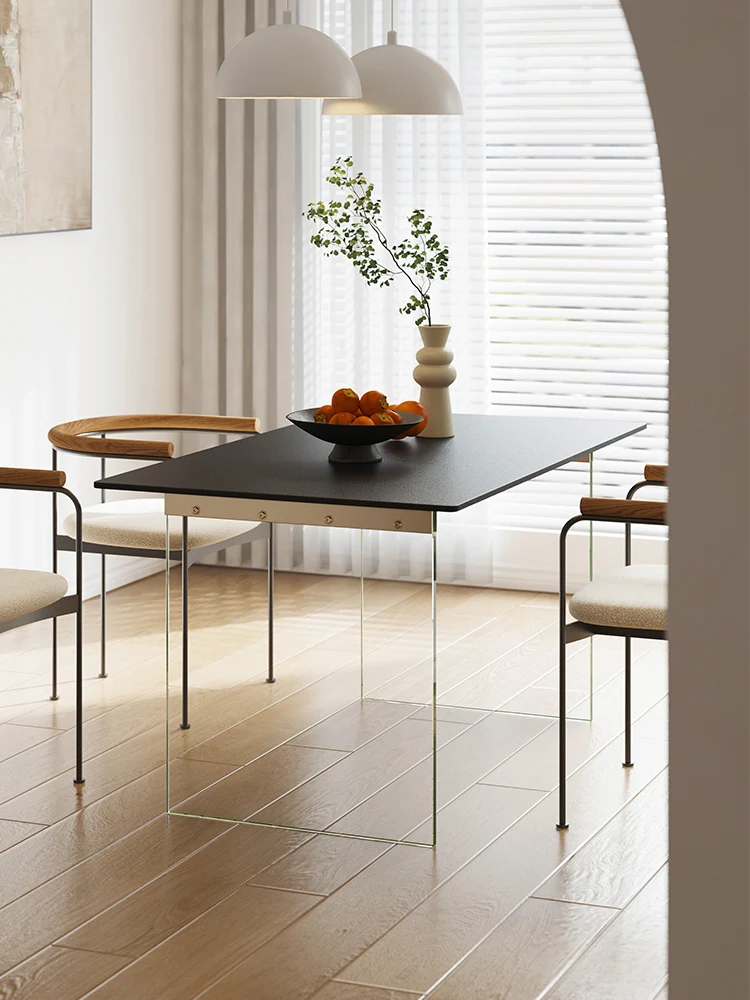 Suspended rock slab dining table Light luxury Modern simple household island long table
Suspended rock slab dining table Light luxury Modern simple household island long table