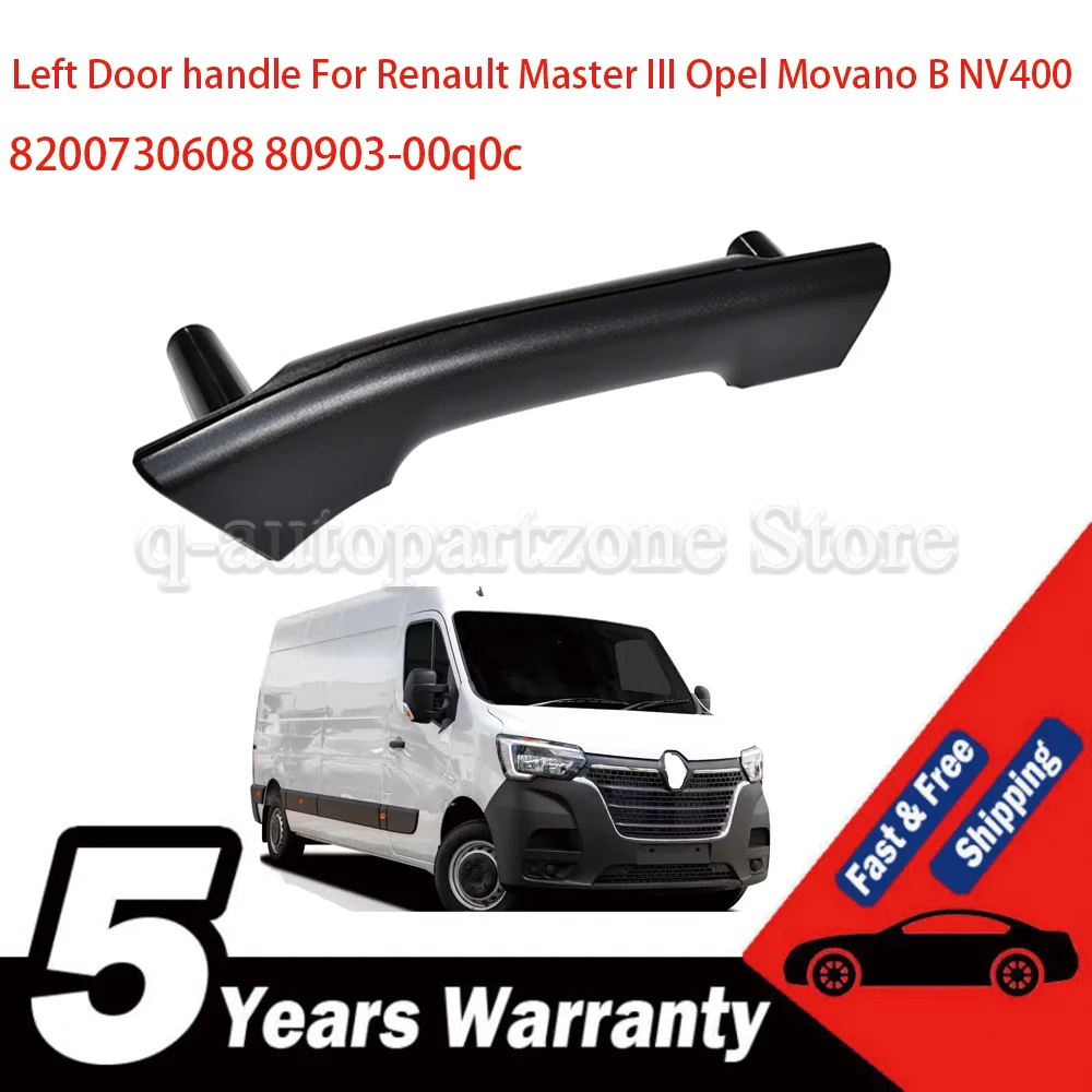Front Left interior Door handle Black ABS Car 8200730608 80903-00q0c New For Renault Master III Nissan NV400 Opel Movano B
Front Left interior Door handle Black ABS Car 8200730608 80903-00q0c New For Renault Master III Nissan NV400 Opel Movano B
