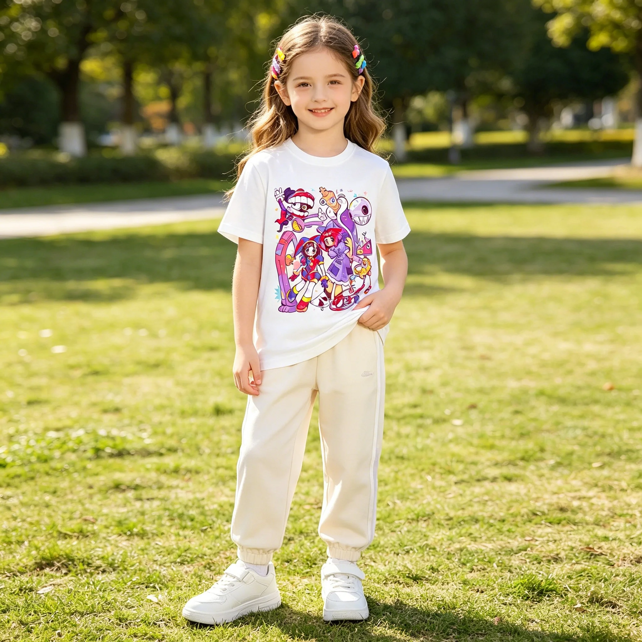 Cartoon Circus Characters Printed T Shirt Kids Adults Unisex Summer Short Sleeve Round Neck Graphic T Shirt Daily Casual Tops
Cartoon Circus Characters Printed T Shirt Kids Adults Unisex Summer Short Sleeve Round Neck Graphic T Shirt Daily Casual Tops