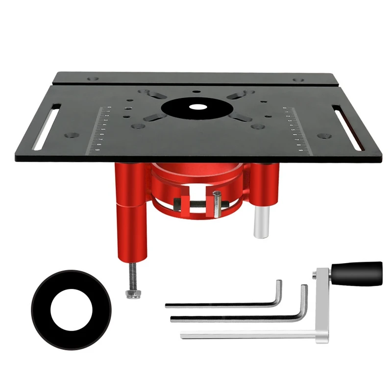 Aluminum Router Table Insert Plate Precision Router Lift Set - Wood Router Lifting Base For Workingbenches Tool
Aluminum Router Table Insert Plate Precision Router Lift Set - Wood Router Lifting Base For Workingbenches Tool
