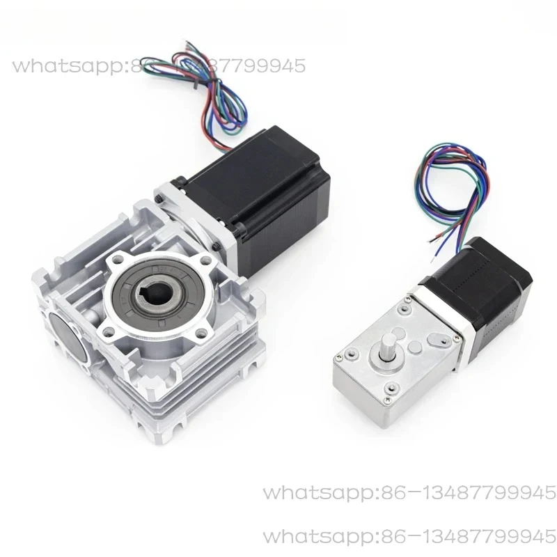 Worm gear reducer motor integrated stepper motor 42/57/86 small turbine right angle with self-locking
Worm gear reducer motor integrated stepper motor 42/57/86 small turbine right angle with self-locking