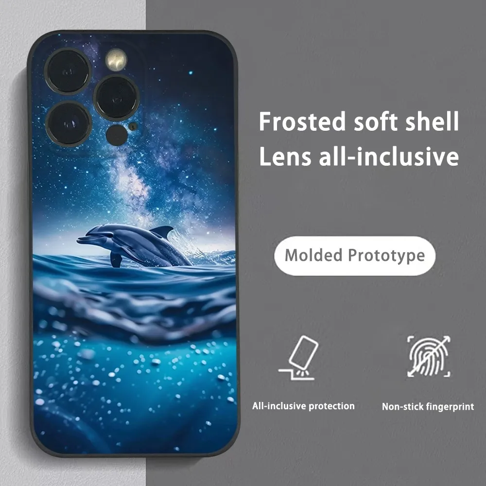 Funny Ocean Animal Dolphin Phone Case For iPhone 15 14 13 12 11 Pro Xs Max Mini XR X 78 Plus Black Frosted Soft Shell Funda
Funny Ocean Animal Dolphin Phone Case For iPhone 15 14 13 12 11 Pro Xs Max Mini XR X 78 Plus Black Frosted Soft Shell Funda