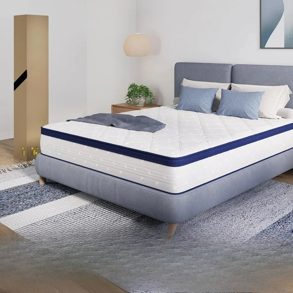 Twin Size Mattress, Medium Plush Twin Size Bed Mattresses, in A Box for Pain Relief & Motion Isolation, Mattress
Twin Size Mattress, Medium Plush Twin Size Bed Mattresses, in A Box for Pain Relief & Motion Isolation, Mattress