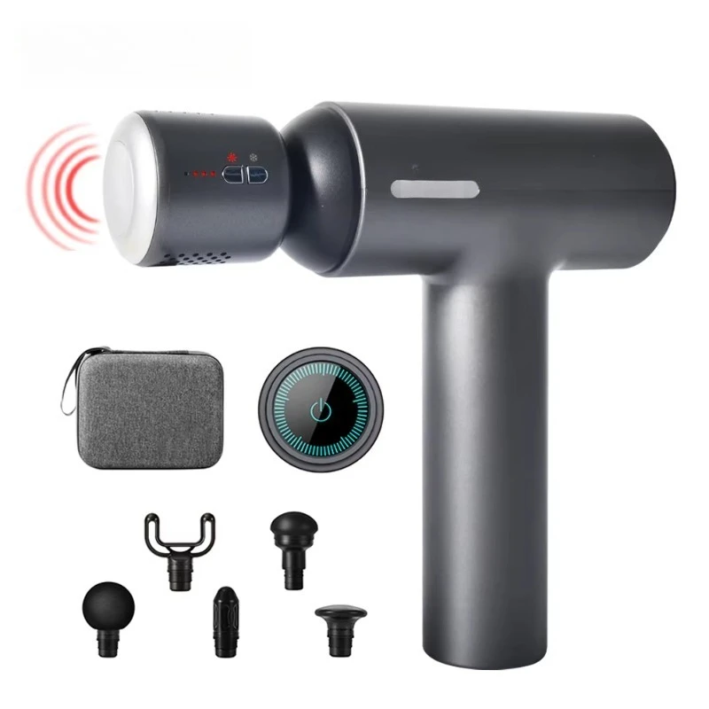 Профессиональный портативный массажный пистолет для мышц тела, перезаряжаемый вибрационный пистолет для глубоких тканей, горячая и холодная терапия, фасциальный пистолет
Профессиональный портативный массажный пистолет для мышц тела, перезаряжаемый вибрационный пистолет для глубоких тканей, горячая и холодная терапия, фасциальный пистолет