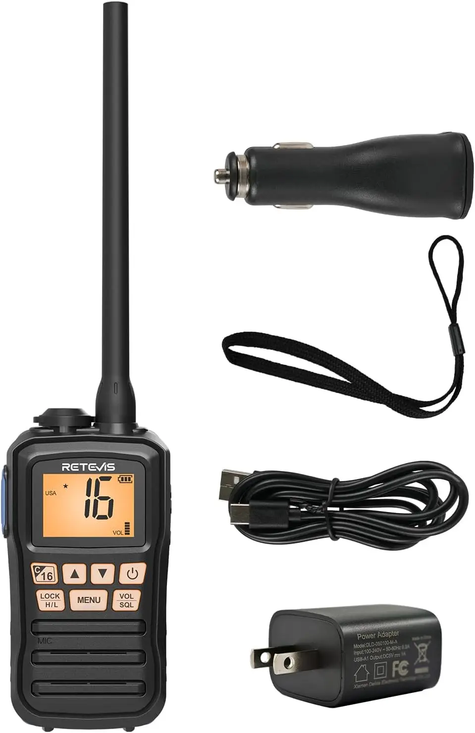 Upgraded IP67 Floating VHF Radio, 1750mAh Type-C, NOAA & 88 Channels, Lightweight for Fishing Kayaking
Upgraded IP67 Floating VHF Radio, 1750mAh Type-C, NOAA & 88 Channels, Lightweight for Fishing Kayaking