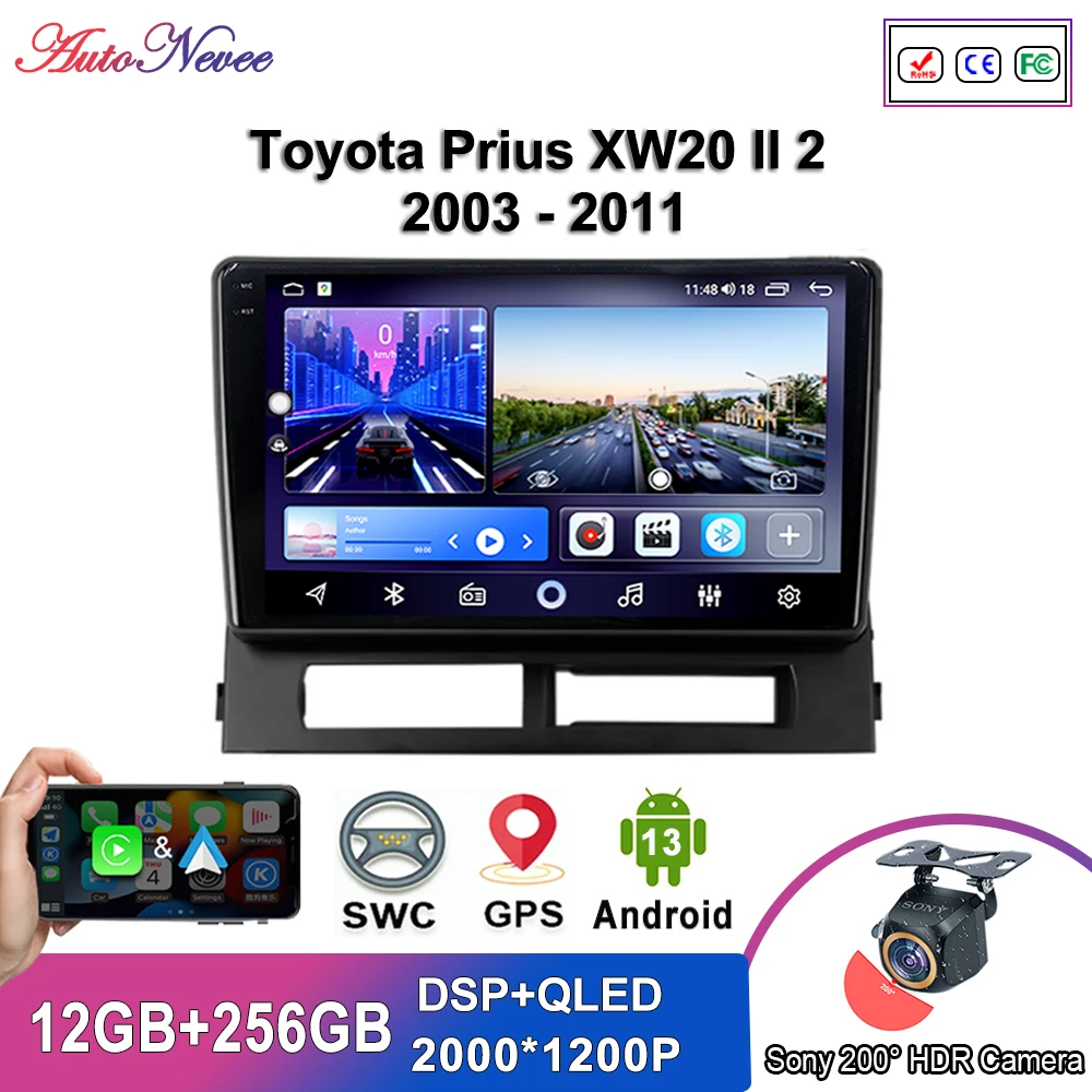 Android Car DVD For Toyota Prius XW20 II 2 2003 - 2011 Car Radio Multimedia Video Player Navigation GPS Android No 2din dvd 5G
Android Car DVD For Toyota Prius XW20 II 2 2003 - 2011 Car Radio Multimedia Video Player Navigation GPS Android No 2din dvd 5G