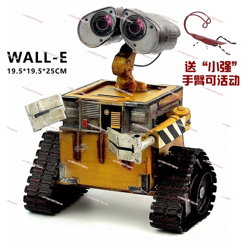 WALL-E Robot Wall-E retro wrought iron model decorative decoration tin creative handicrafts piggy bank gift
WALL-E Robot Wall-E retro wrought iron model decorative decoration tin creative handicrafts piggy bank gift