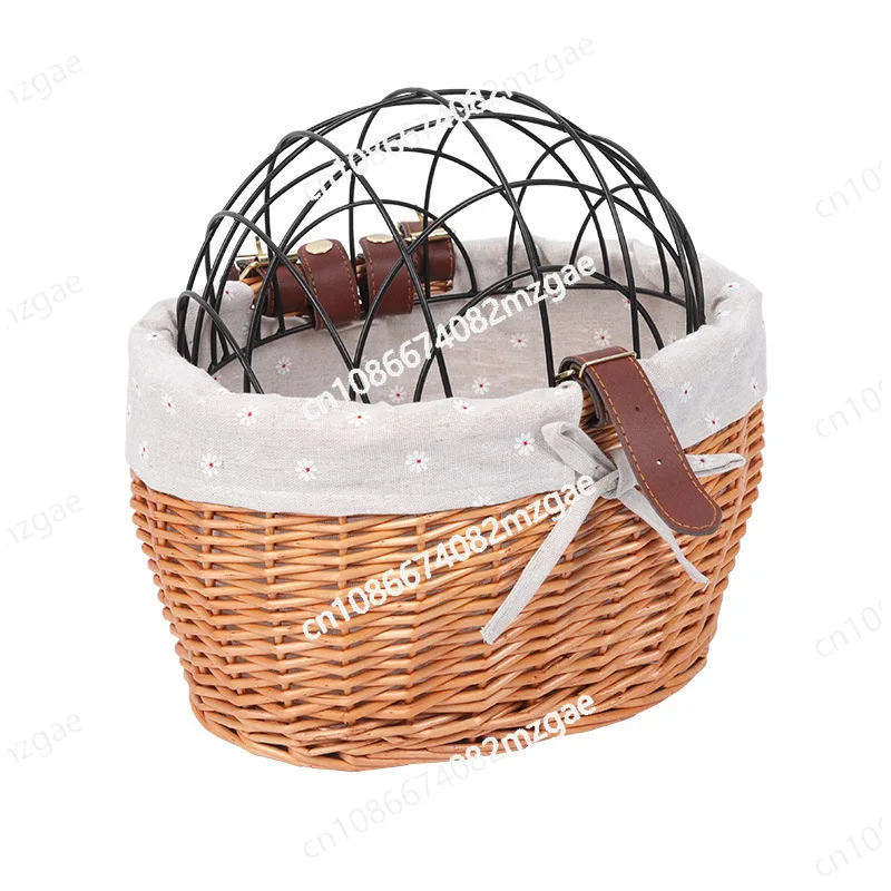 Корзина из ротанга ручной работы для передней и задней части велосипеда с крышкой, клетка для домашних животных
Корзина из ротанга ручной работы для передней и задней части велосипеда с крышкой, клетка для домашних животных