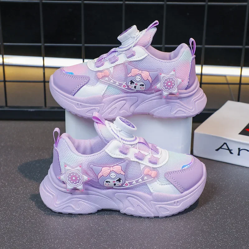 Kids New Swivel Button Breathable Sneakers Sanrio hello kitty Girls Casual Shoes Spring Autumn kuromi Running sports shoes
Kids New Swivel Button Breathable Sneakers Sanrio hello kitty Girls Casual Shoes Spring Autumn kuromi Running sports shoes