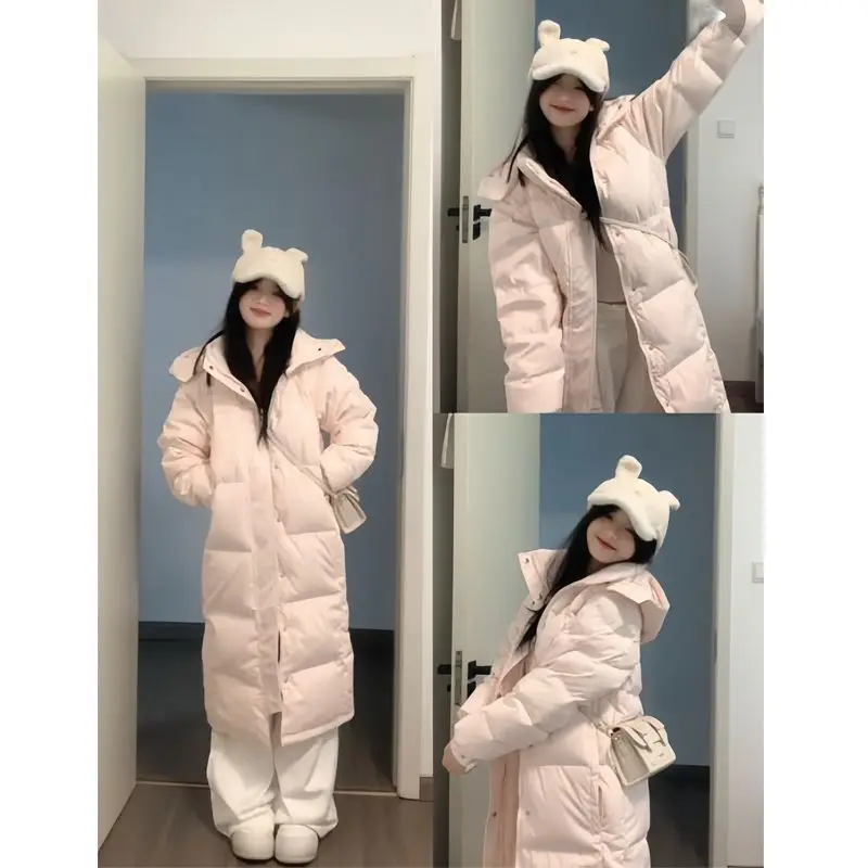long style cotton-padded jacket Women's coat winter new model over the knee loose thicken keep warm student fashionable elegance
long style cotton-padded jacket Women's coat winter new model over the knee loose thicken keep warm student fashionable elegance