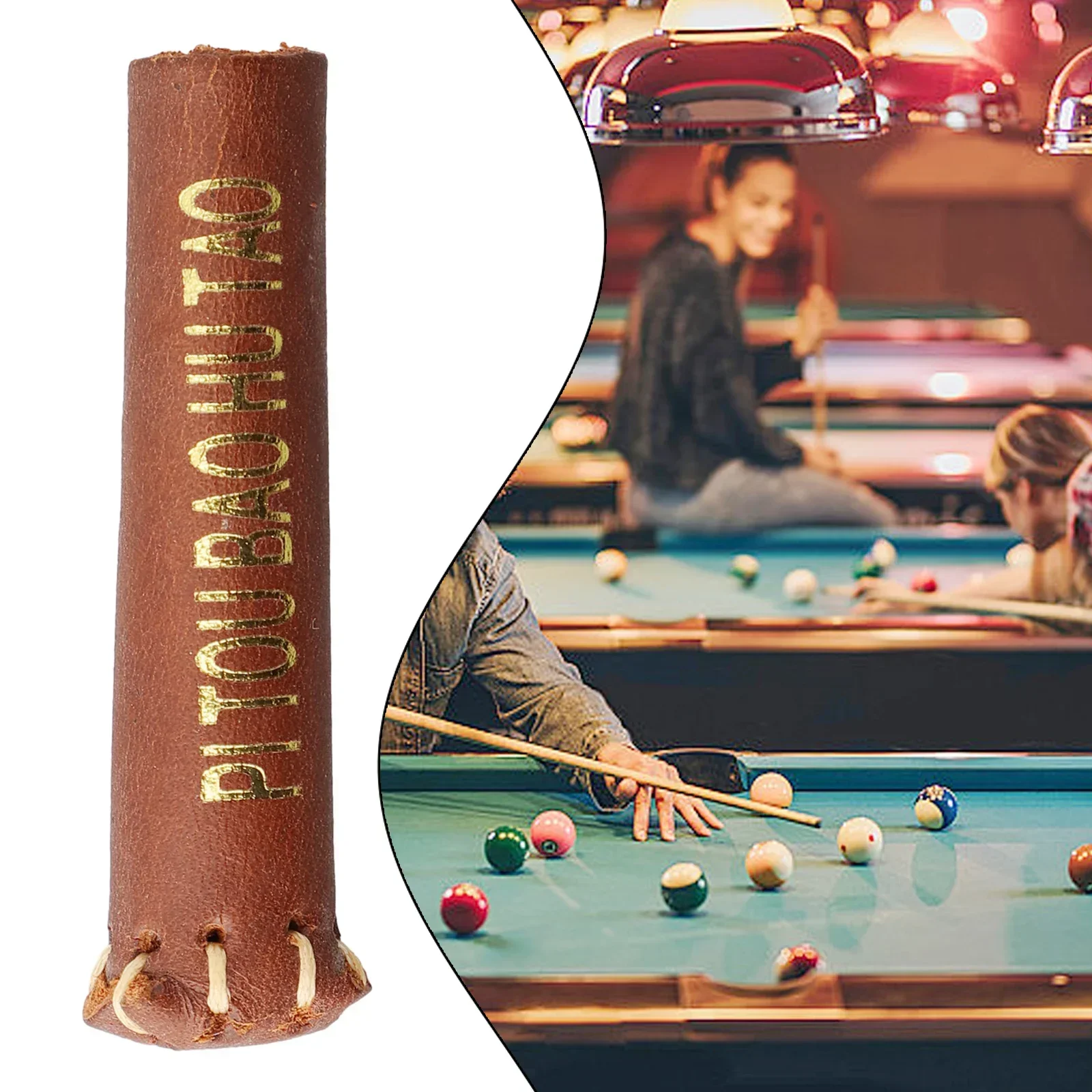 Durable Snooker Club Real Leather Protective Sleeve Head Cover Protection Leather Holster Billiards 11.5cm Head
Durable Snooker Club Real Leather Protective Sleeve Head Cover Protection Leather Holster Billiards 11.5cm Head