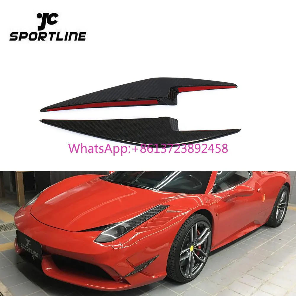 Carbon Fiber Front Car Canards for Ferrari 458 Speciale Coupe 2-Door 2014-2015
Carbon Fiber Front Car Canards for Ferrari 458 Speciale Coupe 2-Door 2014-2015