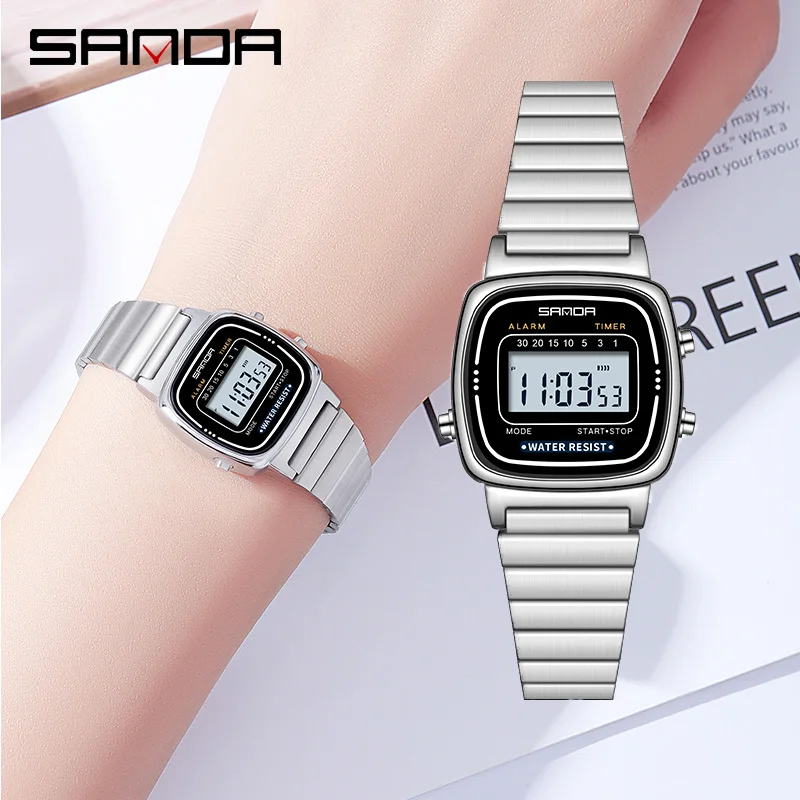 SANDA 6053 Fashion Sports Watch Multifunctional Women Electronic Watch 2024 Brand New Genuine Watches Waterproof Wristwatch
SANDA 6053 Fashion Sports Watch Multifunctional Women Electronic Watch 2024 Brand New Genuine Watches Waterproof Wristwatch