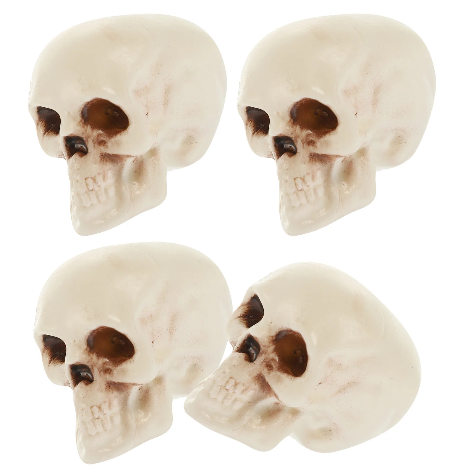 4Pcs Mini Skulls Halloween Party Decorations Realistic Heads Unique Design Safe Practical Ghost Festival
4Pcs Mini Skulls Halloween Party Decorations Realistic Heads Unique Design Safe Practical Ghost Festival