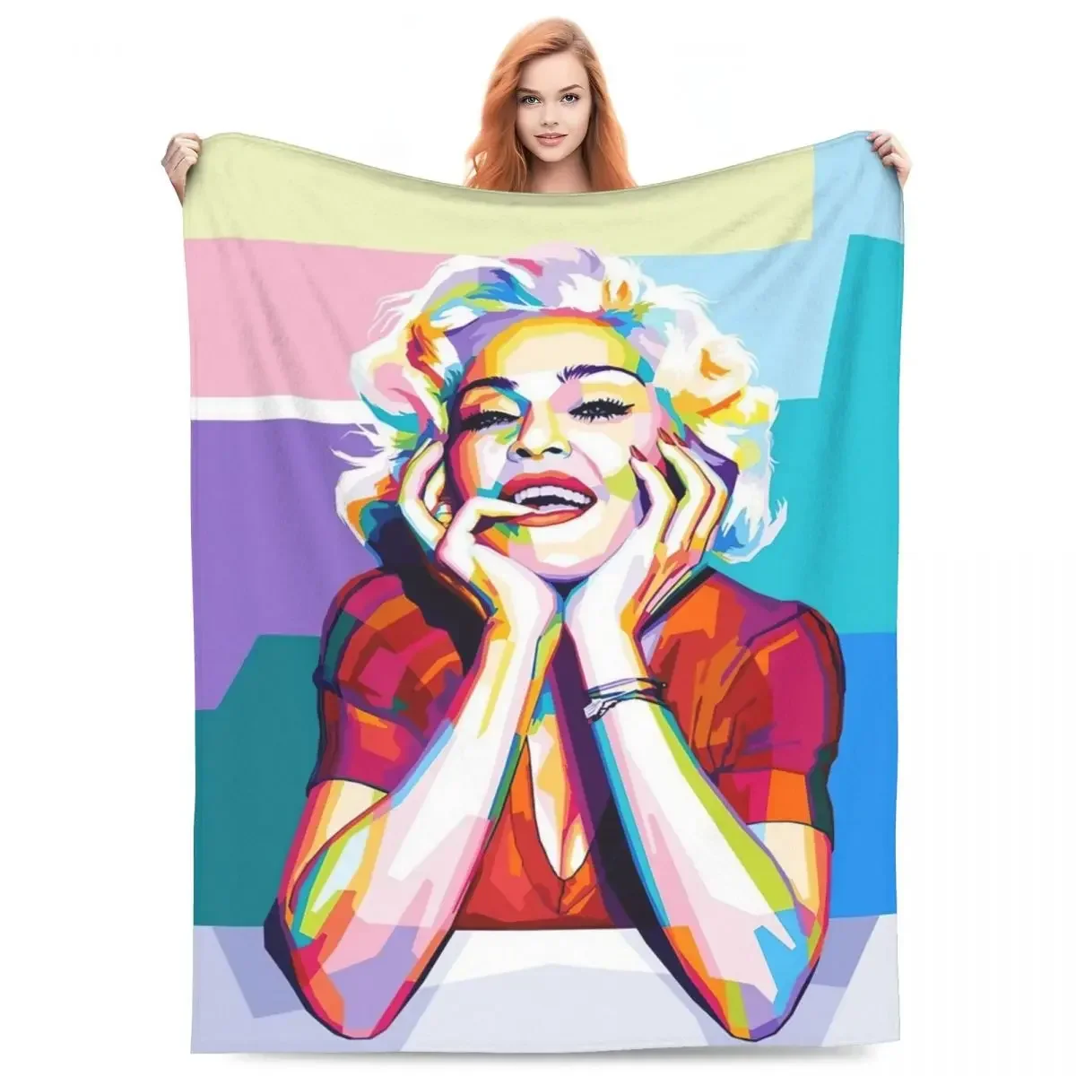 M-Madonnas Blanket Pop Art Singer Camping Flannel Throw Blanket Warm Soft Couch Chair Custom Bedspread Gift Idea
M-Madonnas Blanket Pop Art Singer Camping Flannel Throw Blanket Warm Soft Couch Chair Custom Bedspread Gift Idea