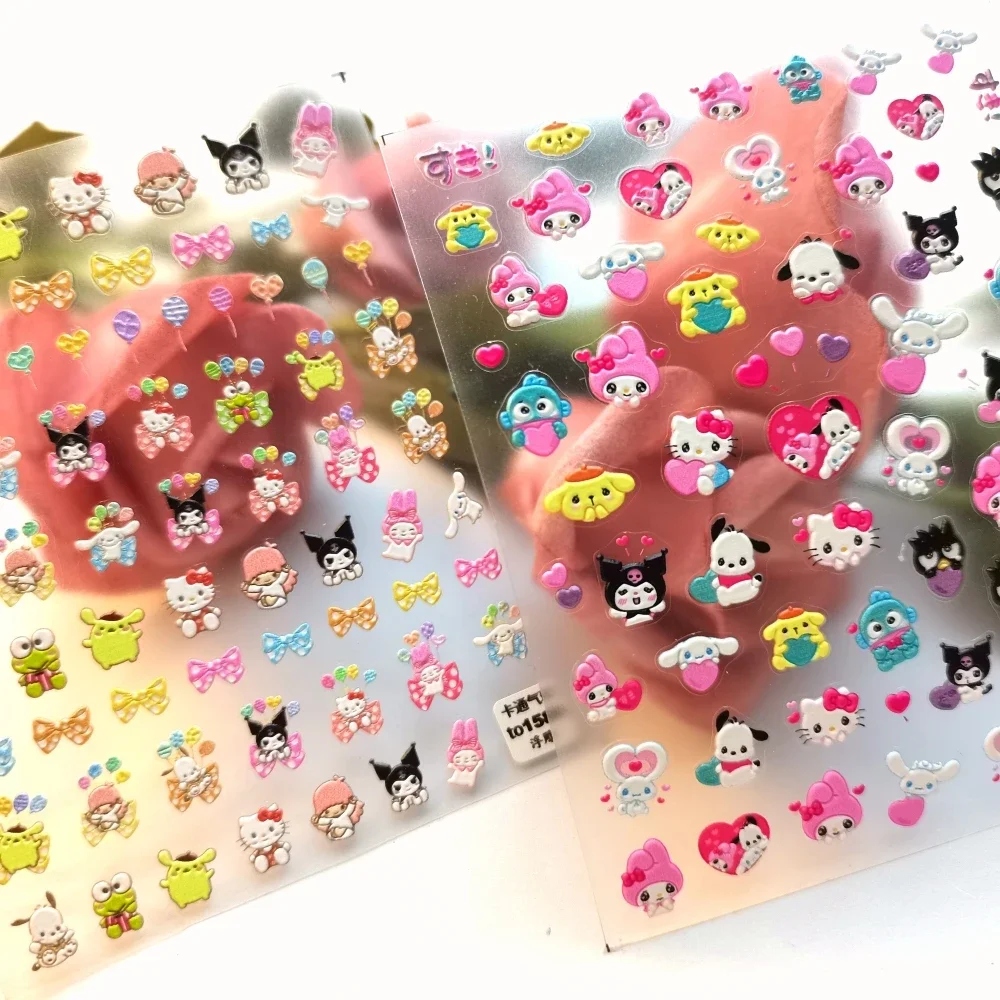1 Sheet Three-dimensional Relief Sticker Sanrio Family Series Nail Art Cute Cartoon Toy Story Cartoon Balloon Nail Sticker
1 Sheet Three-dimensional Relief Sticker Sanrio Family Series Nail Art Cute Cartoon Toy Story Cartoon Balloon Nail Sticker