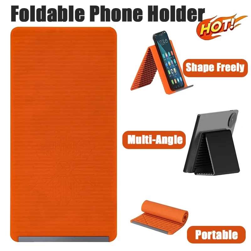 New Portable Foldable Silicone Phone Holder Bendable Freely into Any Shape Multi-Angle Adjustable Stand for Mobile Phone
New Portable Foldable Silicone Phone Holder Bendable Freely into Any Shape Multi-Angle Adjustable Stand for Mobile Phone