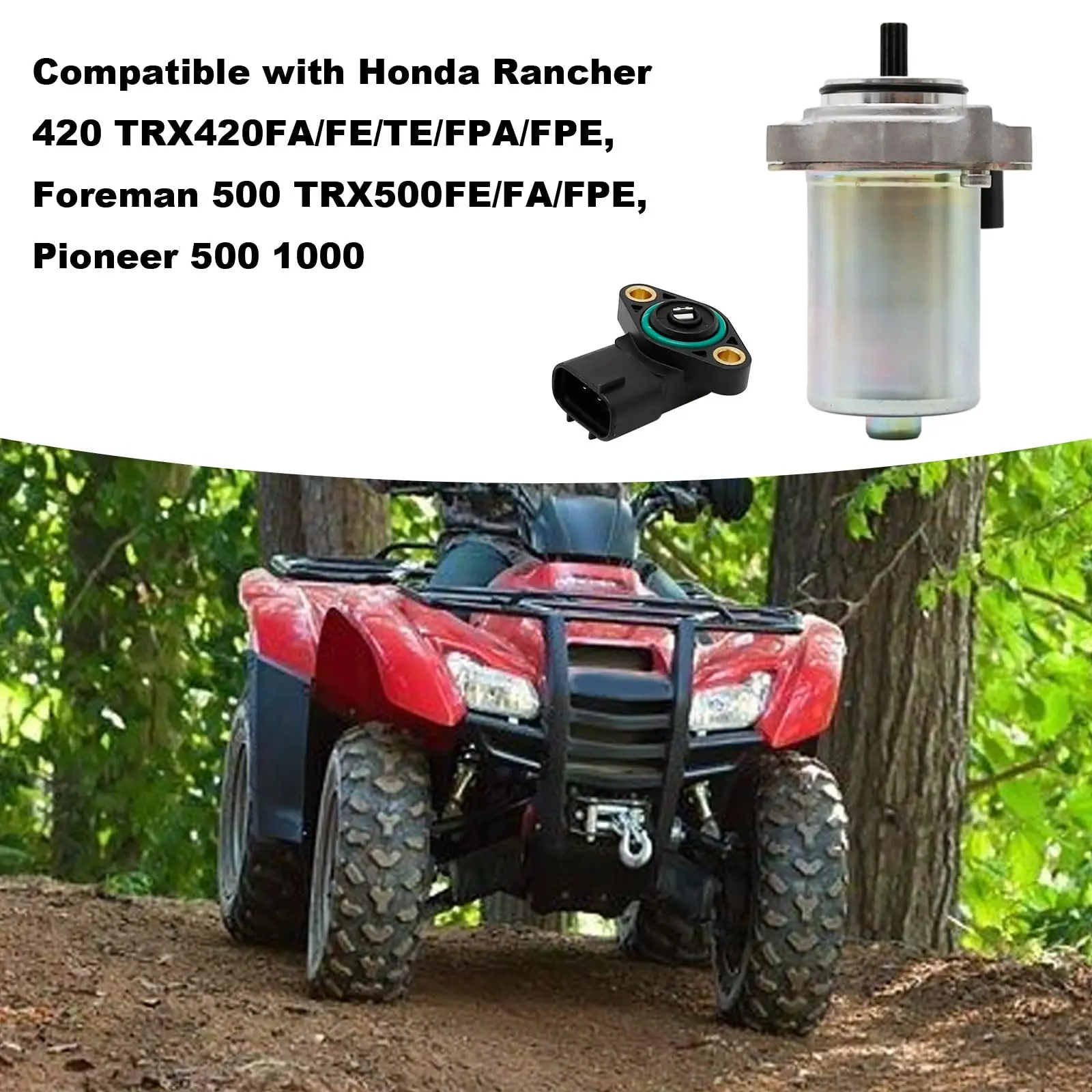 Shift Motor Shift Angle Sensor For Honda Rancher ES TRX420 TRX420FE TRX420TE TRX420FE1 07-2015 TRX420 09-2014 OEM 31300-HP5-601
Shift Motor Shift Angle Sensor For Honda Rancher ES TRX420 TRX420FE TRX420TE TRX420FE1 07-2015 TRX420 09-2014 OEM 31300-HP5-601