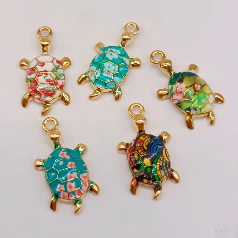 5Pcs Color Turtle Pendant Alloy Oil Drip Jewelry For Necklace Phone Keychain Bag Accessories
5Pcs Color Turtle Pendant Alloy Oil Drip Jewelry For Necklace Phone Keychain Bag Accessories