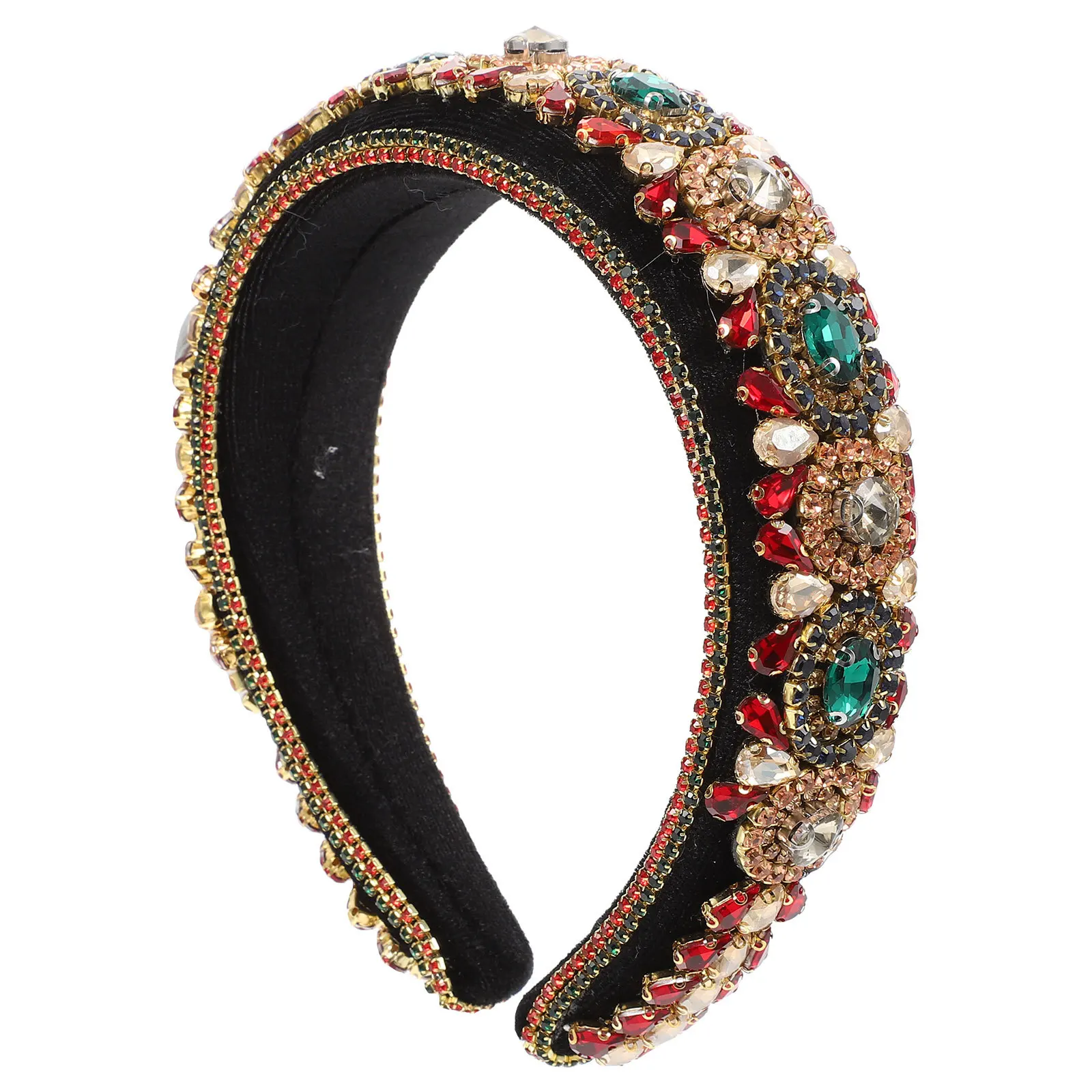 Colorful Rhinestone Hairband Baroque Style Lightweight Women Headdress Party Hair Accessory Fashion Elegant Delicate Hairband
Colorful Rhinestone Hairband Baroque Style Lightweight Women Headdress Party Hair Accessory Fashion Elegant Delicate Hairband