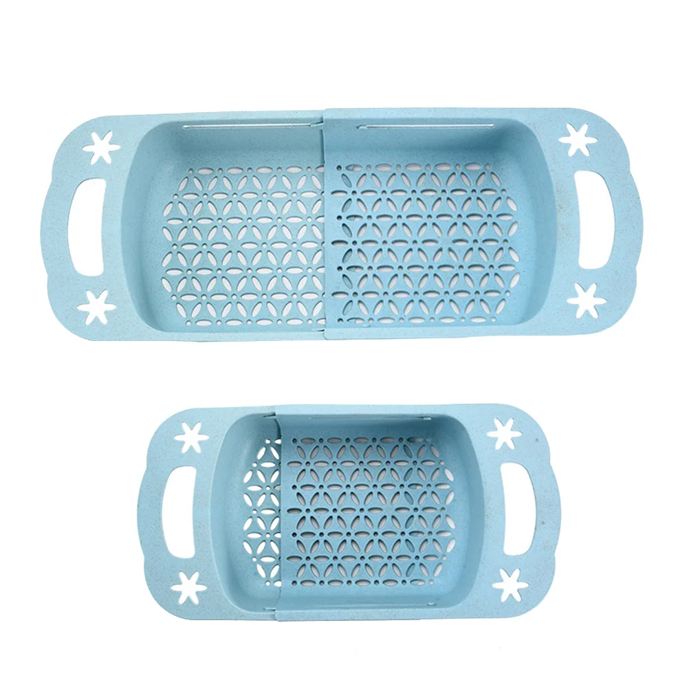 Scalable Kitchen Sink Storage Rack Blue Drain Basket For Fruit And Vegetable Cleaning Dish Drying Multi Purpose Sink Rack
Scalable Kitchen Sink Storage Rack Blue Drain Basket For Fruit And Vegetable Cleaning Dish Drying Multi Purpose Sink Rack
