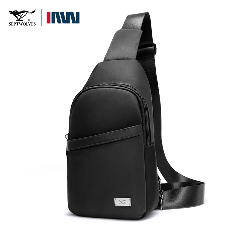 Septwolves Polyester Men Chest Bag Waterproof Travel Men's Bag With 7.9-Inch IPad Compartment For Trip Business Running Hiking
Septwolves Polyester Men Chest Bag Waterproof Travel Men's Bag With 7.9-Inch IPad Compartment For Trip Business Running Hiking