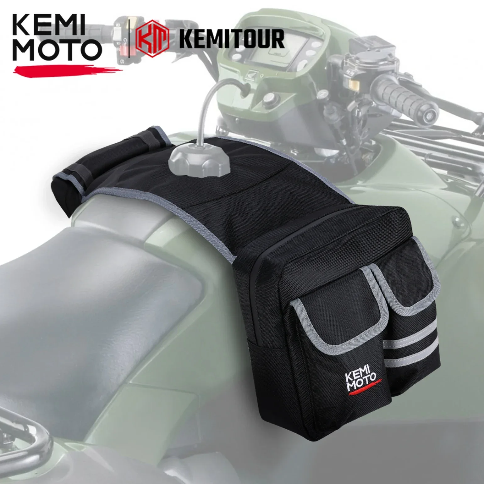 KEMIMOTO ATV Fuel Tank Bag Compatible with Polaris Sportsman XP 1000 500 800 for Can Am for Yamaha Raptor 700 700R for linhai
KEMIMOTO ATV Fuel Tank Bag Compatible with Polaris Sportsman XP 1000 500 800 for Can Am for Yamaha Raptor 700 700R for linhai