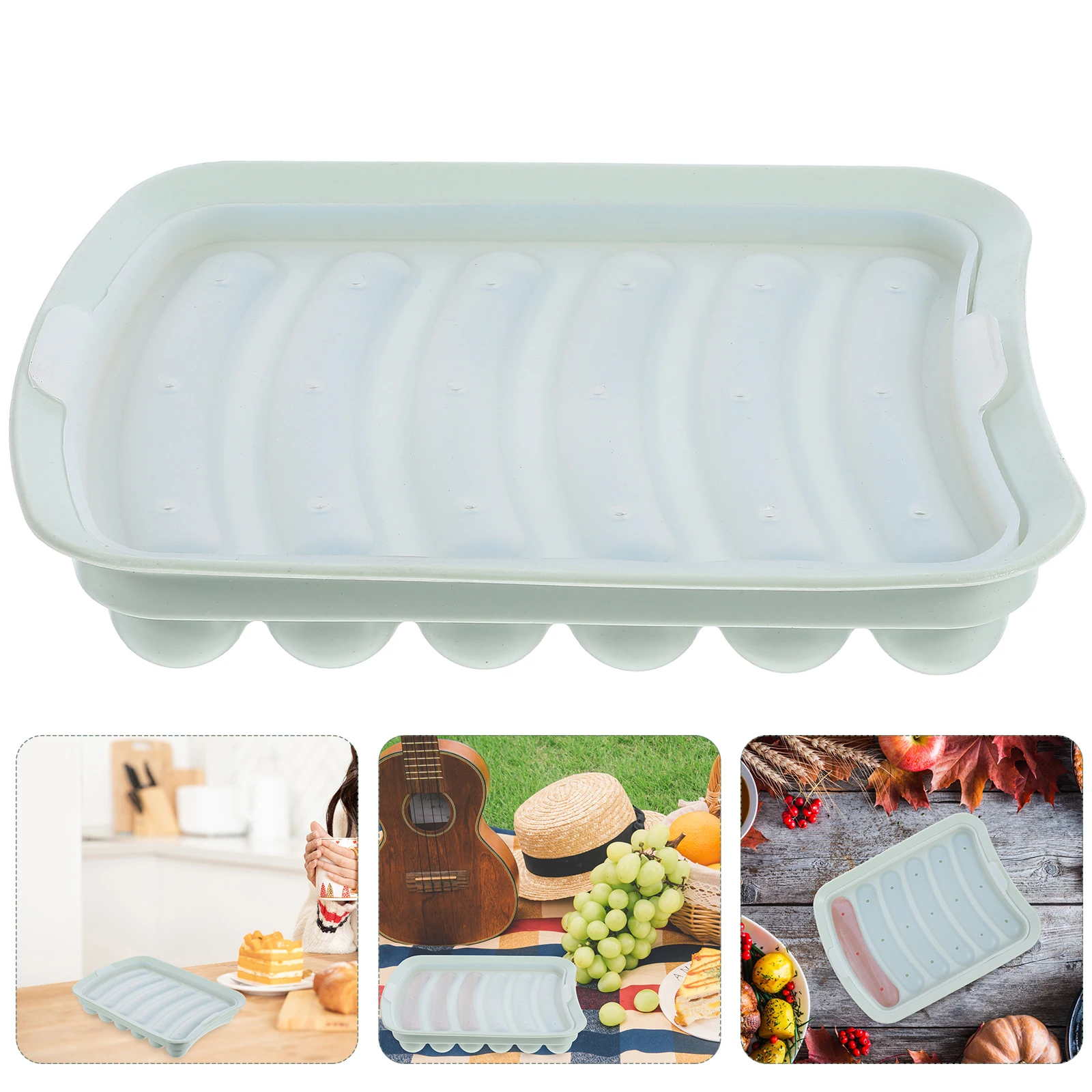 Food Grade Silicone Reusable Sausage Mold Baking Tool Handmade Sausage Maker Easy Bite Baby Friendly Heat Resistant Oven
Food Grade Silicone Reusable Sausage Mold Baking Tool Handmade Sausage Maker Easy Bite Baby Friendly Heat Resistant Oven
