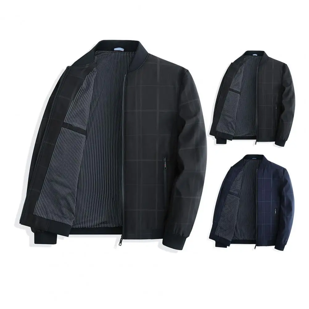 Men Coat Stylish Men's Zip Up Cardigan with Stand Collar for Fall Winter Casual Mid Length Jacket with Smooth Closure Men
Men Coat Stylish Men's Zip Up Cardigan with Stand Collar for Fall Winter Casual Mid Length Jacket with Smooth Closure Men